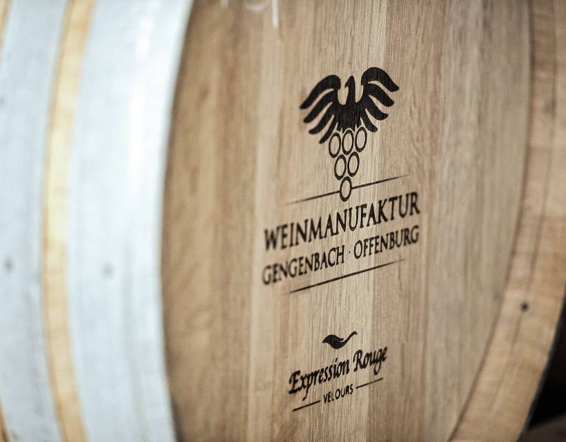 Weinfass der Weinmanufaktur Gengenbach-Offenburg